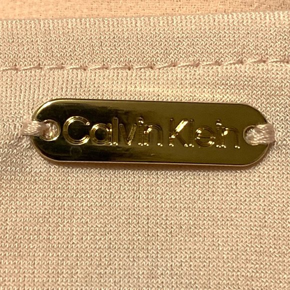 Calvin Klein Chiffon Overlay Top. New With Tickets. Size Large - Picture 3 of 5